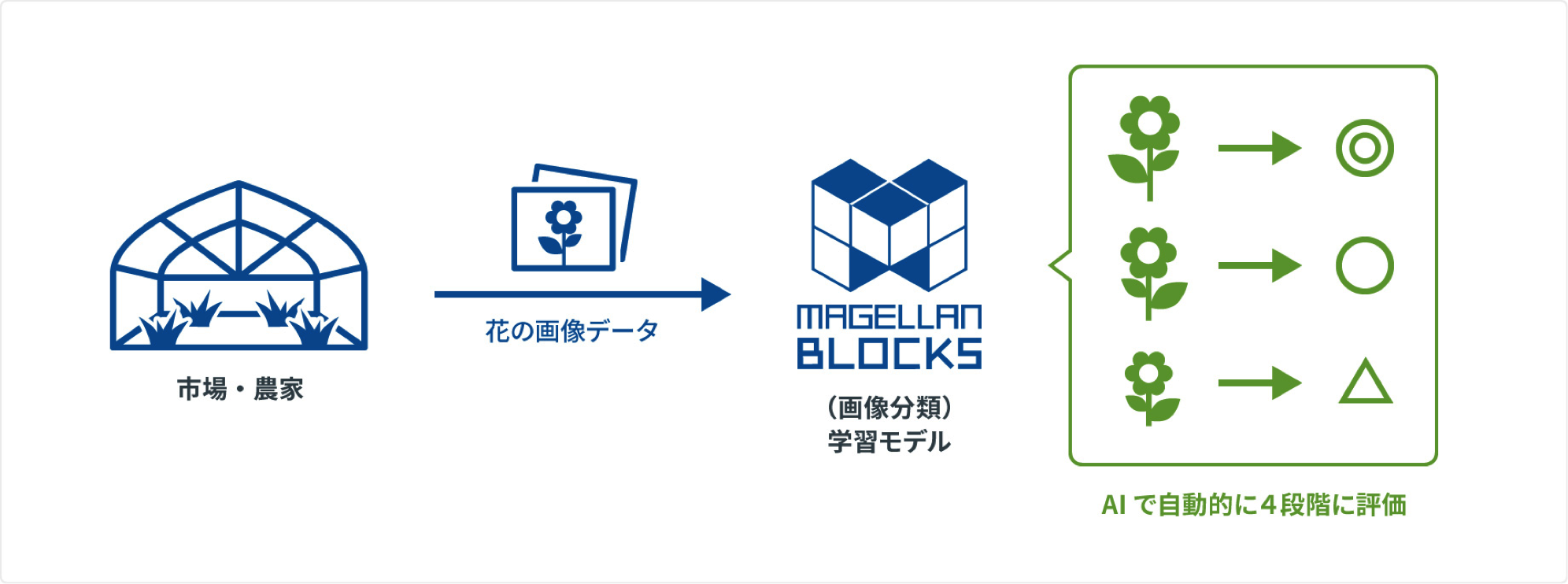 AI活用事例｜仕入れ予定の花の状態をAIが自動判定